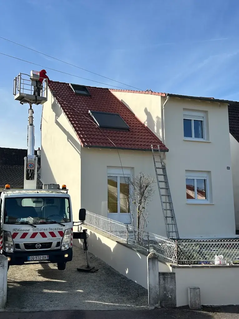 Après - toiture après peinture résine